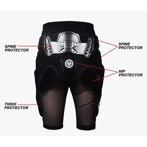 Wolf Bike Cyclists Armored Riding Shorts Small Cycling Skating Or Motorcyclists - Picture 7 of 10